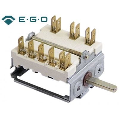Selector 7 pozitii 0-6, 16A, 250V, EGO 49.27215.520, 49.27215.717, 49.27215.747 - 300004