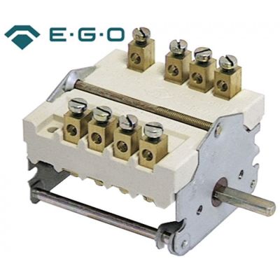 Selector pornit/oprit, 0-1-0-1, contacte 32 A, ax ø 6x4,6 mm - 300102