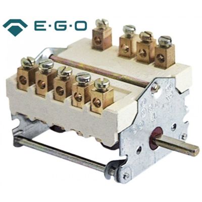 Selector 7 pozitii 0-1-2-3-4-5-6, 32 A, ax 6 x 4,6 mm, temp max 150°C - 300106