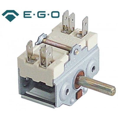 Intrerupator rotativ - selector pornit-oprit, cu 2 contacte 16A - 300129