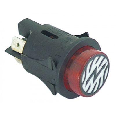 Intrerupator buton ø 25 mm - Cod 300156