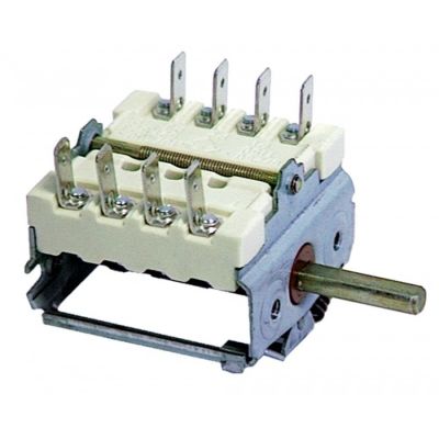 operation switch 4 operating positions 4 -poles shaft ø 6x4,6mm connection flat plug - 300184