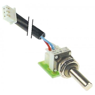 Potentiometru comutator, unghi rotatie 310°, cu cablu - 300188