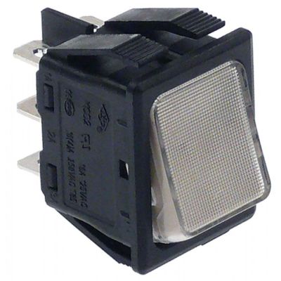 Intrerupator basculant 2CO, 250V, 16A, montare 30x22 mm - 301101