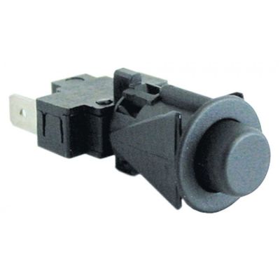 Intrerupator fara retinere cu buton, contact 1 NO, 16A, 250V, montare ø 16 mm - 301172