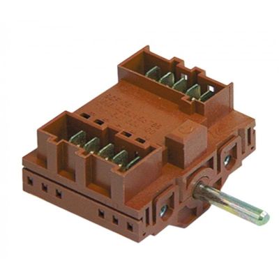 Comutator - selector cu 8 pozitii, ax ø 6x4,6 mm - 345169