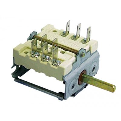 Selector cu 3 pozitii, 0-1-2, ON/OFF START, 16 A, ax ø 6x4.6 mm, EGO 4926915769 - 345171