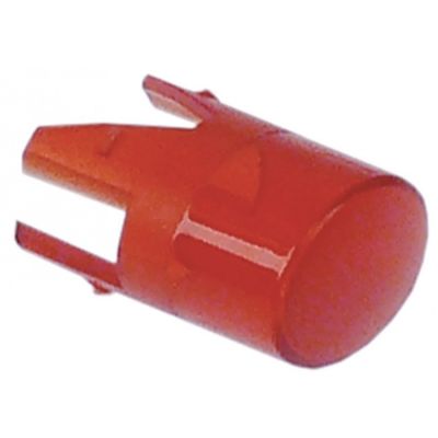 Capac lentila 17x13 mm rosu - Cod 346823
