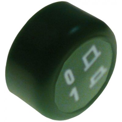 Buton, ø 25 mm, verde - Cod 346949