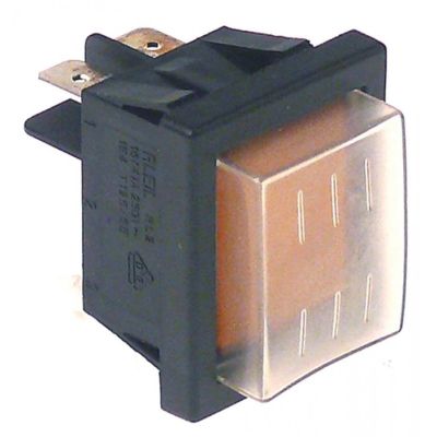 indicator lamp 30x22mm 230V yellow - Code 346965