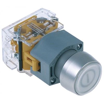Intrerupator pornit-oprit cu 2 contacte 2NO, 6A, 250 V, montare ø 22,3 mm - 347036