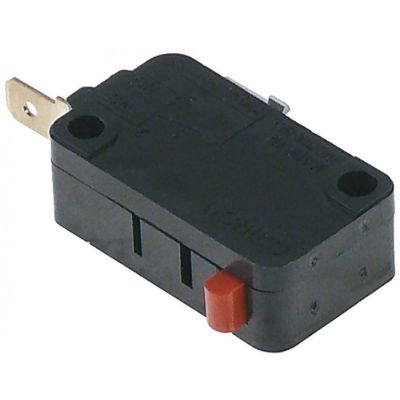 Micro intrerupator cu bolt, contact 1NC, 16 A, t. max. 105°C, latime conectori 4,8 mm, forta apasare 140 gr. - 347043
