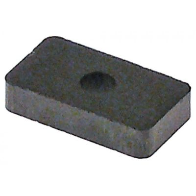 magnet L 23,5 mm W 13,3 mm H 5 mm hole ø 4,9 mm - Code 347058
