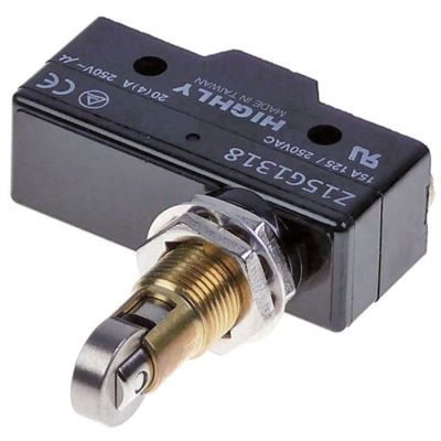 Micro intrerupator cu rola, contact 1CO, 20A, 250V, max. 125°C - 347096