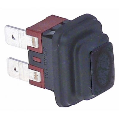 Intrerupator cu buton 19x13 mm, contact 1NO, 16 A, 250 V - 347106