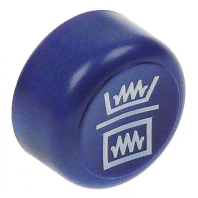 push button ø 25mm blue symbol heating - Code 347137