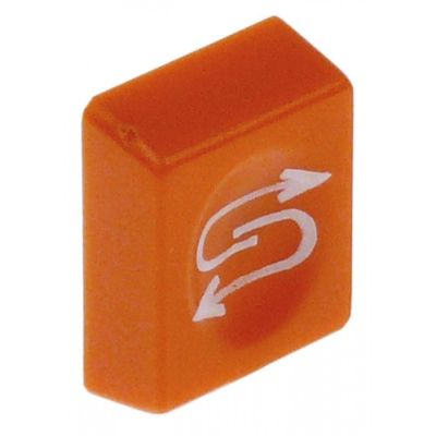 push button L 19,5mm W 25mm symbol short/long - Code 347147