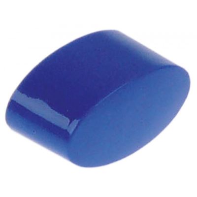Buton oval albastru 11 x 21 mm - 347152