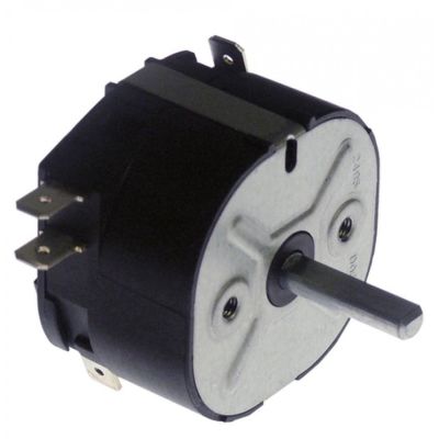 Timer mecanic 120 minute, cu 2  contacte in comutatie 2CO, 16A, cu pozitie permanenta, ax 6x4,6 mm - 350022