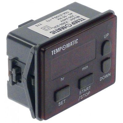 Timer digital TEMPOMATIC K-400-2CM, 1 NO, pana la 99 ore, montare L 66x50 mm - 350060