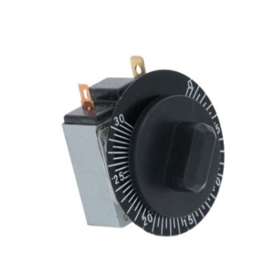 Timer mecanic 30 minute, contact 1 NO, 10A, 250V, ax ø 6 mm - 350124