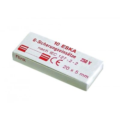 fine fuse size ø5x20mm 0,8A medium lag rated voltage 250V Qty 10 pcs