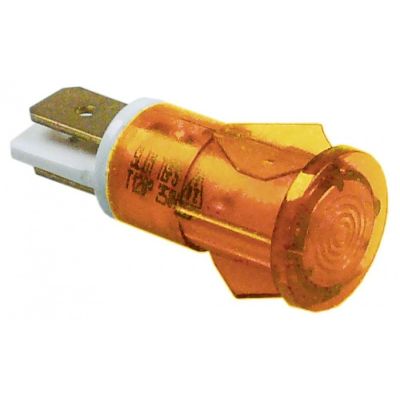 Lampa indicatoare galbena, montare ø 12 mm, 230V - 359042