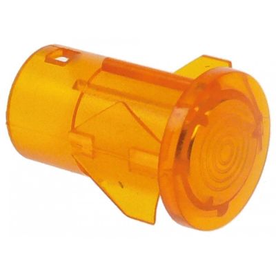 Suport cu capac pentru lampa semnalizare - martor - ø 12 mm, portocaliu - 359260