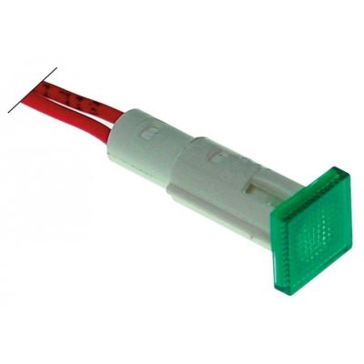 indicator light ø 10mm 230V green cable length 220mm