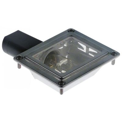 Lampa completa dreptunghiulara, dimensiuni montare 55 x 70 mm, 230 V, 15 W, soclu E14 - 359488