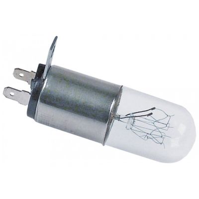 light bulb 220-240V 20W connection male faston 4,8mm for microwave