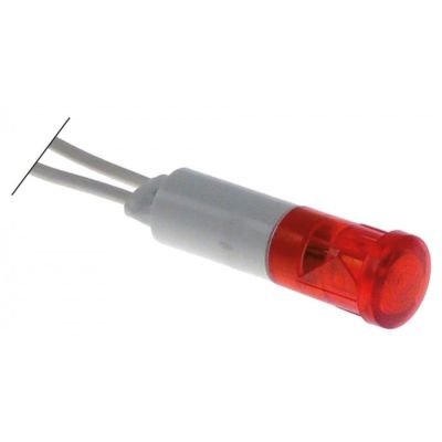 indicator light ø 9mm 24V red cable length 500mm