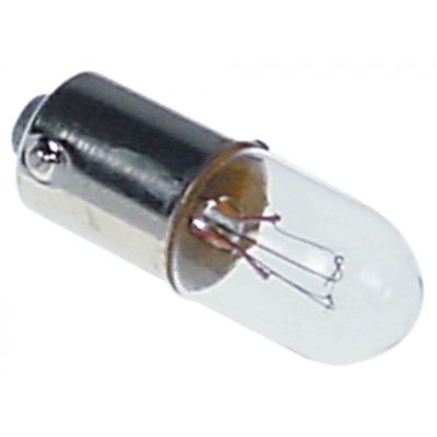 Lampa cu incandescenta - bec, Ba9s, 130 V, 2 W, ø 10 mm, L 28 mm - 359656