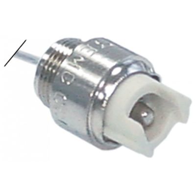 Soclu lampa R7s 250V, ø 18 mm, H 28 mm, lungime cabluri 230 mm, filet M14x1 - 359726