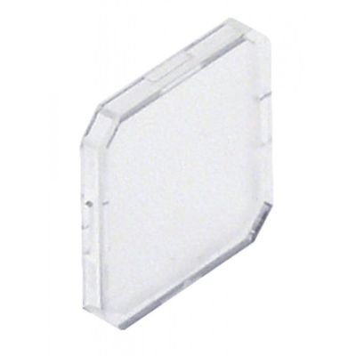 cap for momentary switch transparent/colourless octagonal L 28,4mm W 28,4mm