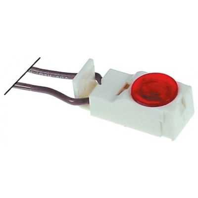 indicator lamp 230V red 35x16mm - Code 359885