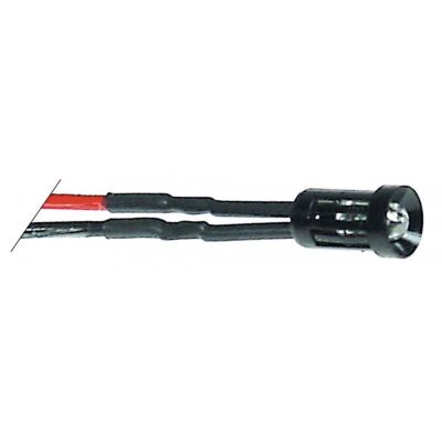 indicator light ø 8mm 230V clear cable length 600mm