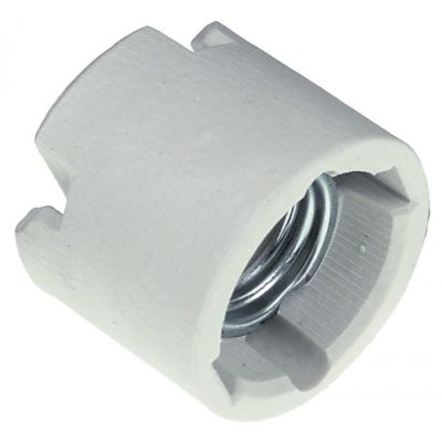 bulb socket E27 ø 53mm with 2-hole fixing L 38mm - Code 359919