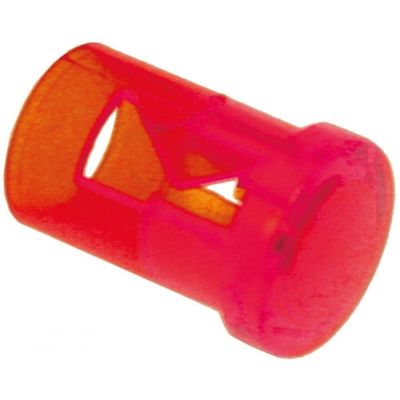 light bulb housing ø9mm red Qty 1 pcs round