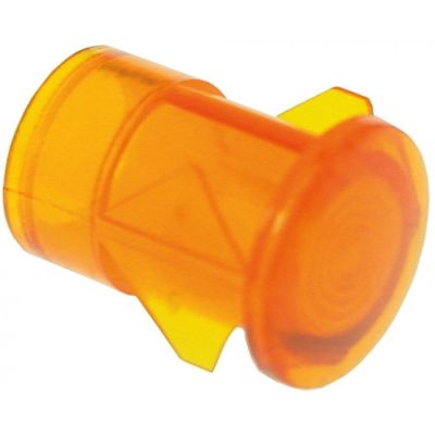 Capac portocaliu pentru lampa semnalizare, montare ø 12 mm - 359970
