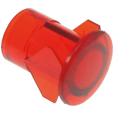Capac rosu pentru lampa, montare ø 13 mm - 359976