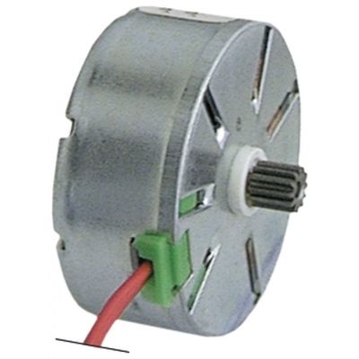 Motor programator M37LN, 230V, motor ø 37 mm, pinion cu 12 dinti ø 5,4 mm, rotatie stanga, 375 Rpm, CDC - 360131