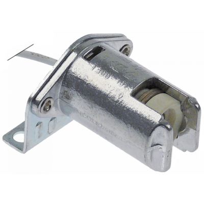 lamp socket socket R7s 250V ø 20mm H 36mm connection cable 400mm mounting distance 28mm
