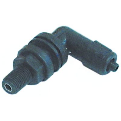 Racord cuva plastic M10 furtun conector ø 4x6mm - Cod 361105