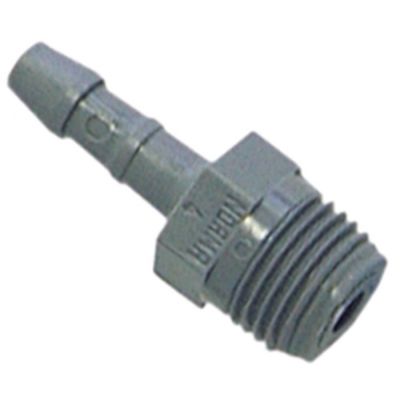 Racord plastic pentru furtun, ø 8mm, filet ext 1/8" - Cod 361694
