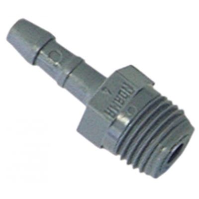 Racord plastic pentru furtun, ø 12mm, filet ext 3/8" - Cod 361698