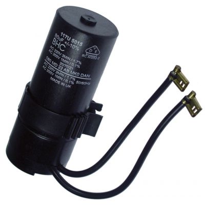 starting capacitor capacity 80µF 220/300V 50Hz duty cycle 1,7/0,10% DANFOSS for FR/NL
