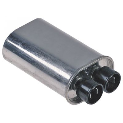Condensator HV microunde 1µF, 2100V, 50/60Hz, tip CP614, conectori 6,3 mm, 95 x 53 x 33 mm - 365079
