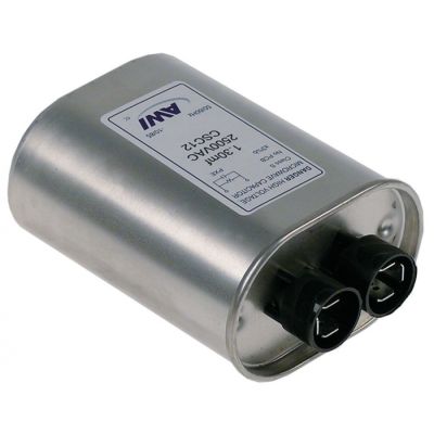 Condensator HV microunde 1,3 µF, tip CSC12, 2500 V, 50/60 Hz, conectori 6.3 mm - 365085