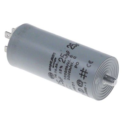 operating capacitor capacity 25 µF 450 V tolerance 5 % 50/60Hz